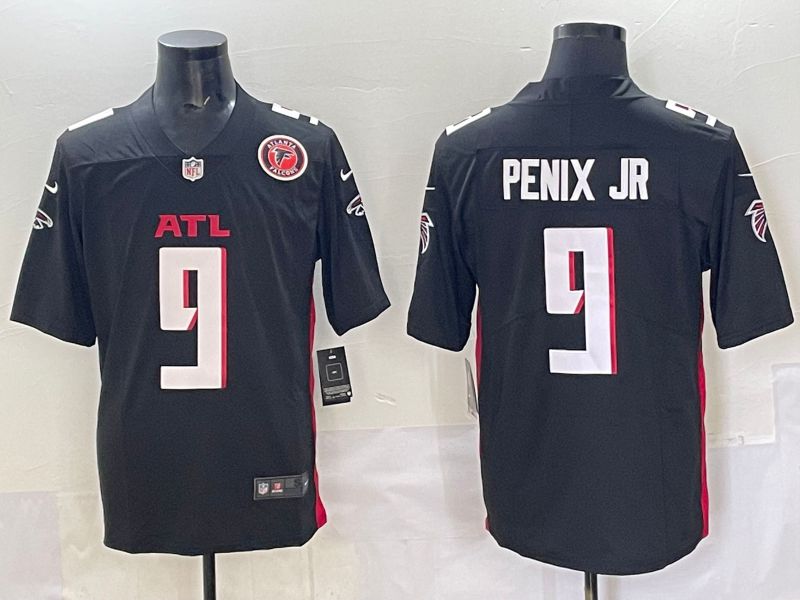 Men 2025 Atlanta Falcons #9 Penix jr Black Nike Limited NFL Jersey style 03->women mlb jersey->Women Jersey